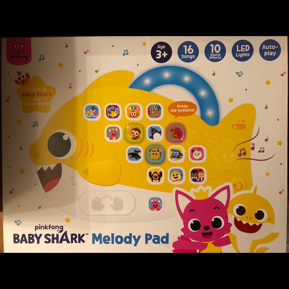 Pinkfong Baby Shark melody pad. New!